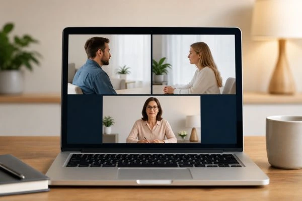 Image of online shuttle mediation Louth