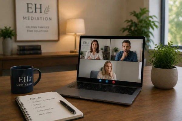 child access mediation Louth online meeting.
