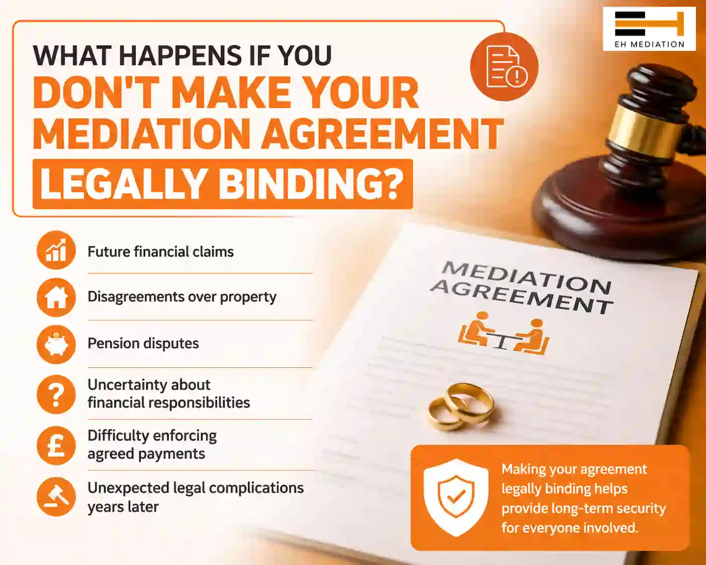What Happens If You Don't Make Your Mediation Agreement Legally Binding Louth?